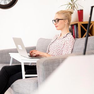 Produktbild für Laptoptisch Relaxdays 10023254, aus Bambus, höhenverstellbar