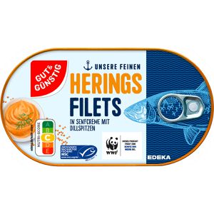 Produktbild für Fischkonserve Gut&amp;Günstig Heringsfilets