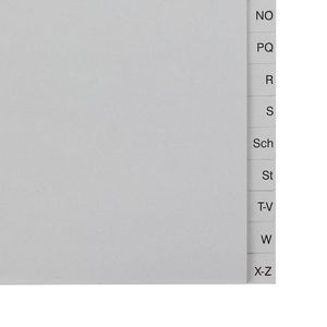 Produktbild für Register Leitz 1201-00-85, A4 Überbreite, A-Z