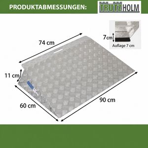 Produktbild für Auffahrrampe Trutzholm 35859, Türschwellenrampe