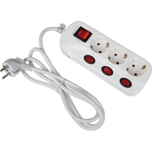 Steckdosenleiste Heitronic 45190, mit 1,5m Kabel