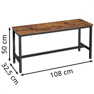 Produktbild für Sitzbank Vasagle KTB33X, bis 120 kg