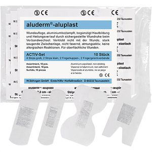 Pflaster Söhngen Aluderm Aluplast Activ 1009410, 10 Strips