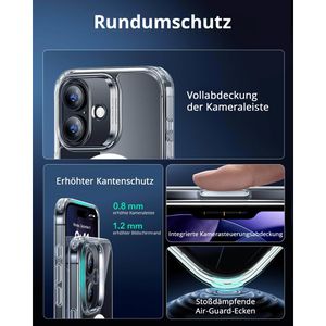 Produktbild für Handyhülle ESR Classic Hybrid HaloLock, MagSafe, transparent