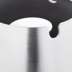 Produktbild für Aschenbecher Relaxdays silber, für Indoor &amp; Outdoor