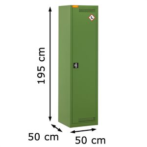 Produktbild für Umweltschrank CEMO 5/20, 11392, resedagrün