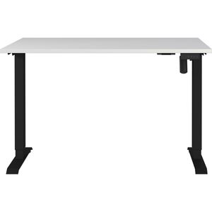 Produktbild für Schreibtisch Germania Profi 3.0, 8022-581, lichtgrau / schwarz