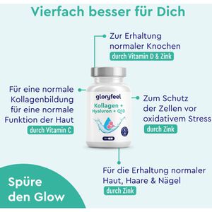 Produktbild für Kollagen gloryfeel Hydrolysat Marine, Peptide Typ 1