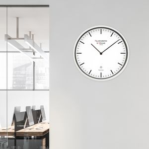 Produktbild für Wanduhr Falkenberg&amp;Söhne Design, Kunststoff, analog, Funkuhr