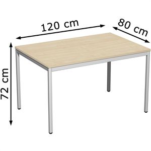 Produktbild für Besprechungstisch Geramöbel S-520102-AL, rechteckig