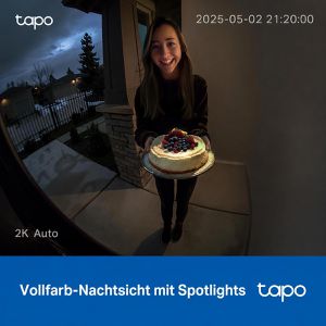 Produktbild für Türklingel Tapo D210, Funk Set, mit Kamera