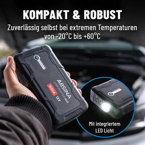 Produktbild für Starthilfe-Powerbank Absina Jump Starter 1500, 12V