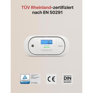 Produktbild für CO-Melder X-Sense XC01-R, mit Batterie