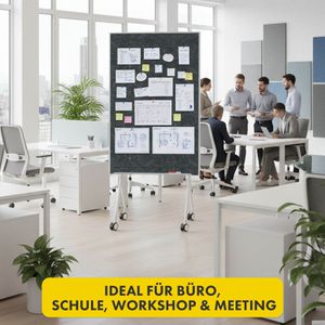 Produktbild für Moderationstafel Floordirekt GIANT, mit Rollen