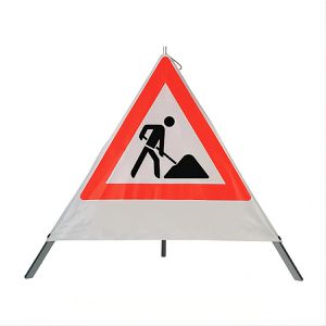 Produktbild für Faltsignal SafetyMarking Arbeitsstelle VZ123, Baustelle