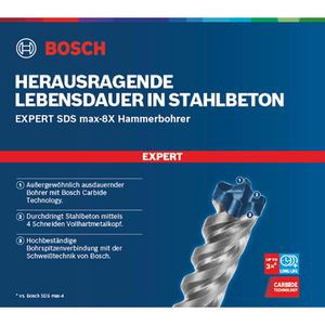 Produktbild für Bohrer Bosch Expert SDSmax-8X Hammerbohrer SDS-Max