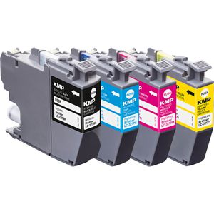 Produktbild für Tinte KMP B58V für Brother LC-3217VAL