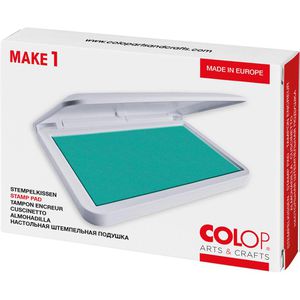 Produktbild für Stempelkissen Colop Make 1, für Büro &amp; Kreativprojekte, türkis