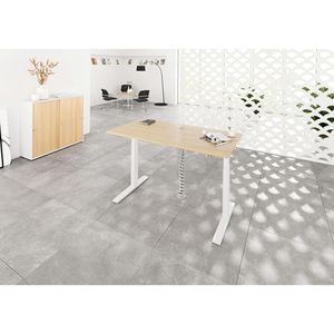 Produktbild für Schreibtisch Hammerbacher XMKA 16, eiche / weiß