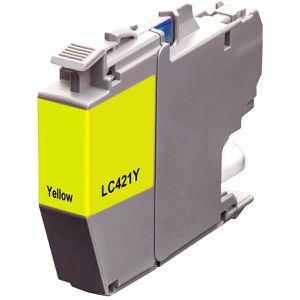 Produktbild für Tinte AgfaPhoto für Brother LC-421Y, gelb