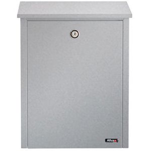 Produktbild für Briefkasten Allux 200, silber, aus Edelstahl