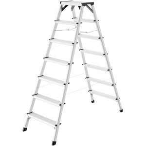 Stehleiter Hailo StandardLine D60, 8657-0, beidseitig begehbar