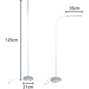 Produktbild für Stehlampe Maul Maulpirro LED, weiß, 125 cm