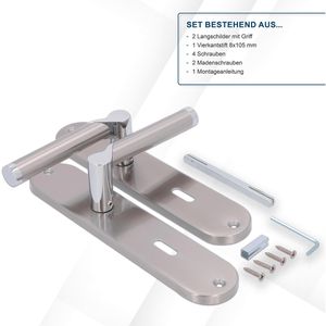 Produktbild für Drückergarnitur Alpertec Renofast II BB