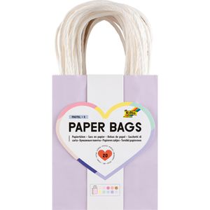 Papiertüten Folia Pastell S, 21249, bunt