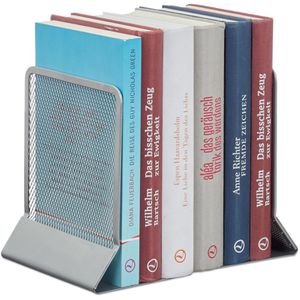 Produktbild für Buchstütze Relaxdays 10024812, silber