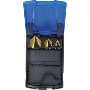 Produktbild für Stufenbohrer BGS-technic 1624, Set, HSS-Stahl