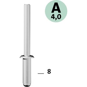 Produktbild für Blindnieten Novus-Tools 045-0090, Aluminium, Set