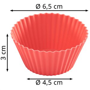 Produktbild für Muffinförmchen Lurch Muffinliner, wiederverwendbar aus Silikon