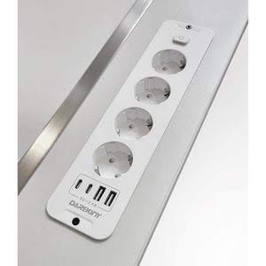 Produktbild für Schreibtisch Kerkmann Move boost 4, anthrazit / anthrazit