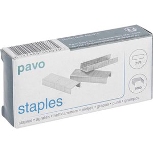 Heftklammern Pavo 8042975, Typ 24/6