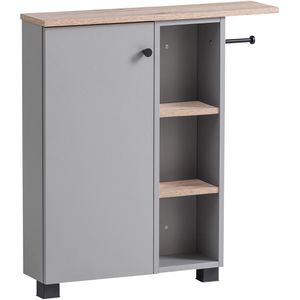 Produktbild für Badschrank Schildmeyer Lugo 157452, mit 2 Füßen, platingrau