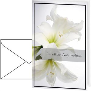 Trauerkarten Sigel DS006, Amaryllis