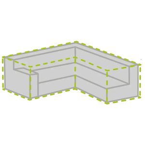 Produktbild für Gartenmöbel-Abdeckung BEST 61000044, hellgrau