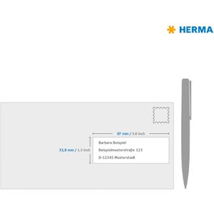 Produktbild für Inkjet-Etiketten Herma 10780, Special, weiß