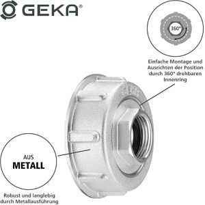 Produktbild für IBC-Adapter GEKA 30.0040.8 , aus Aluminium
