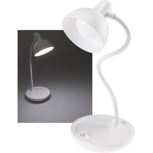 Produktbild für Schreibtischlampe ChiliTec 23763, weiß, LED, dimmbar