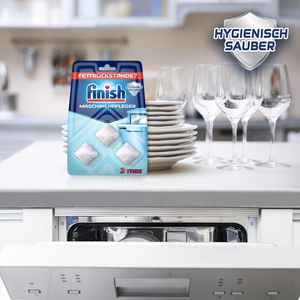 Produktbild für Spülmaschinenreiniger finish Calgonit Maschinenpfleger, Tabs