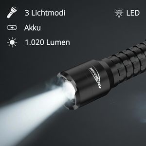 Produktbild für Taschenlampe Ansmann Survival TS1000RF, LED, aufladbar