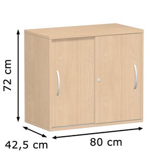 Produktbild für Schiebetürenschrank Geramöbel Flex 381501-BB, abschließbar
