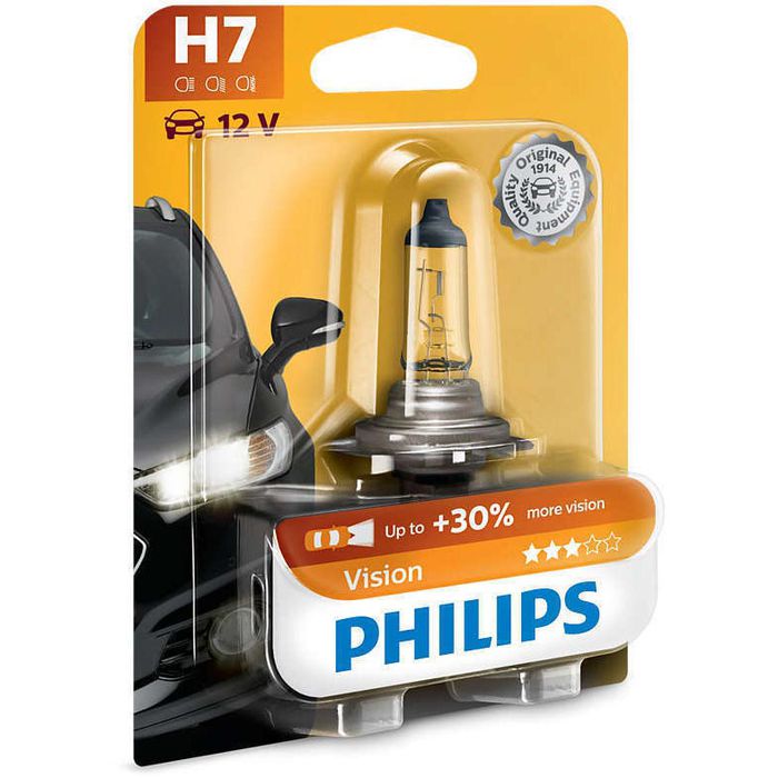 Halogen Autolampe H7 - Glühlampe 12V 55W Px26D, H7, Karton