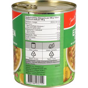 Produktbild für Fertiggericht JedenTag Erbseneintopf