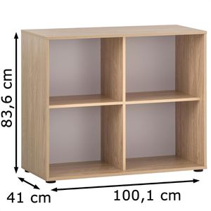 Produktbild für Aktenregal Möbelpartner Antero, aus Holz