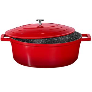 Bräter STONELINE Gourmet 20092 rot, aus Aluguss