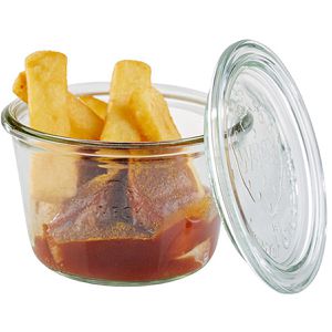 Produktbild für Einmachglas APS Weck-Glas, mit Glasdeckel