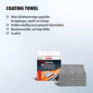 Produktbild für Poliertuch Sonax 04511000, Coating Towel, 40 x 40cm